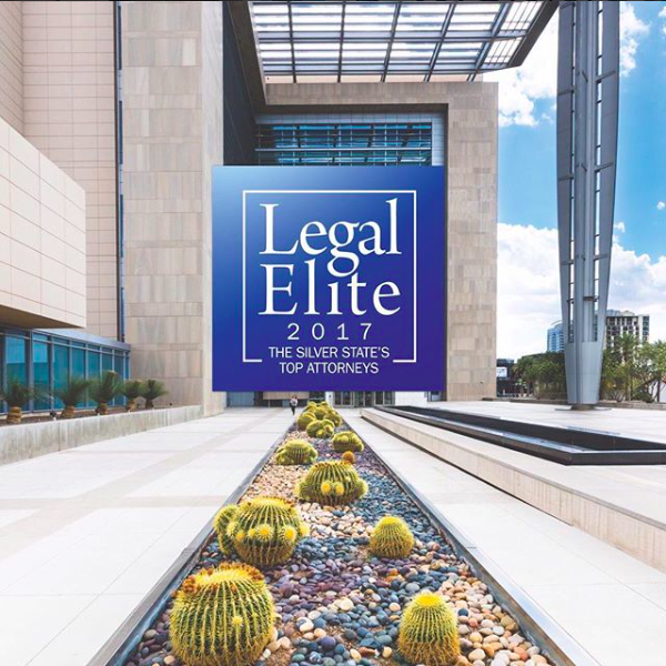 NAMED AMONG LEGAL ELITE’S 2017 TOP ATTORNEYS IN NEVADA